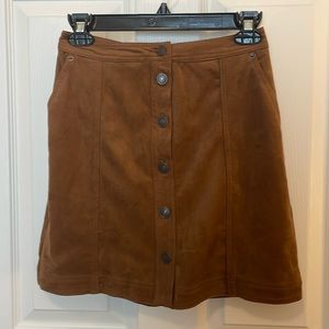 Abercrombie & Fitch Suede Skirt